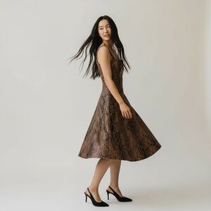 7 For All Mankind Snake Print Dress A-line Size XS